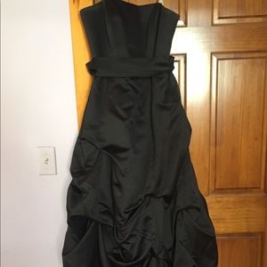 David’s Bridal Strapless Gown Size 12